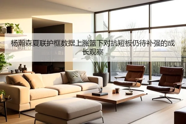 杨瀚森夏联护框数据上涨篮下对抗短板仍待补强的成长观察